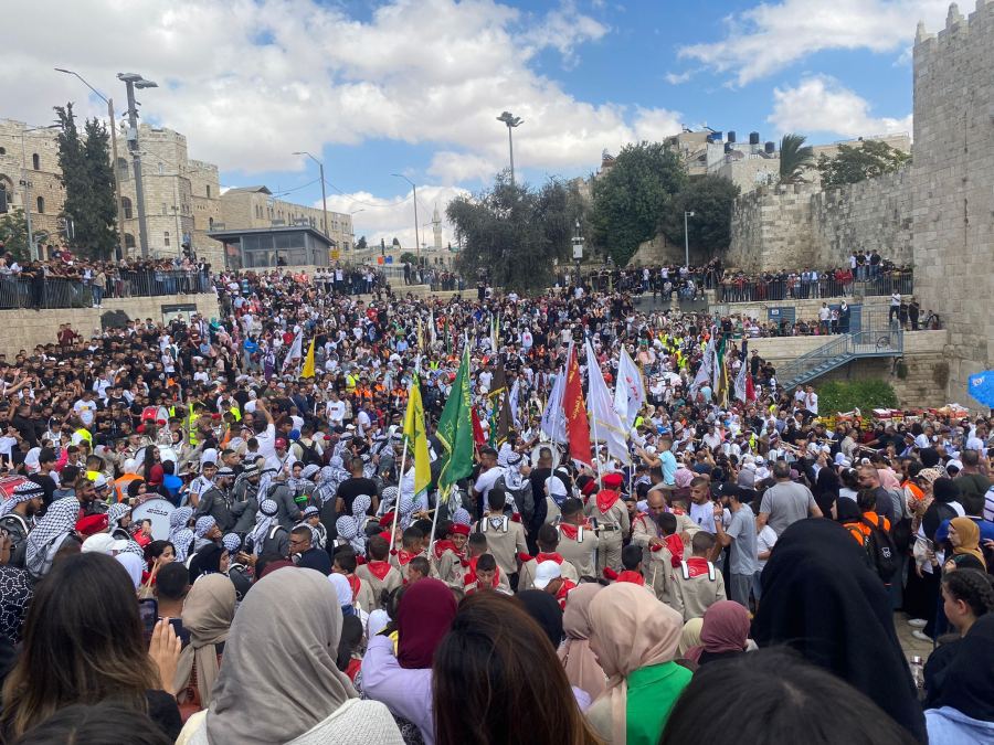 شاهد: مدينة القدس تحيي ذكرى مولد خير البشر سيدنا محمد ﷺ